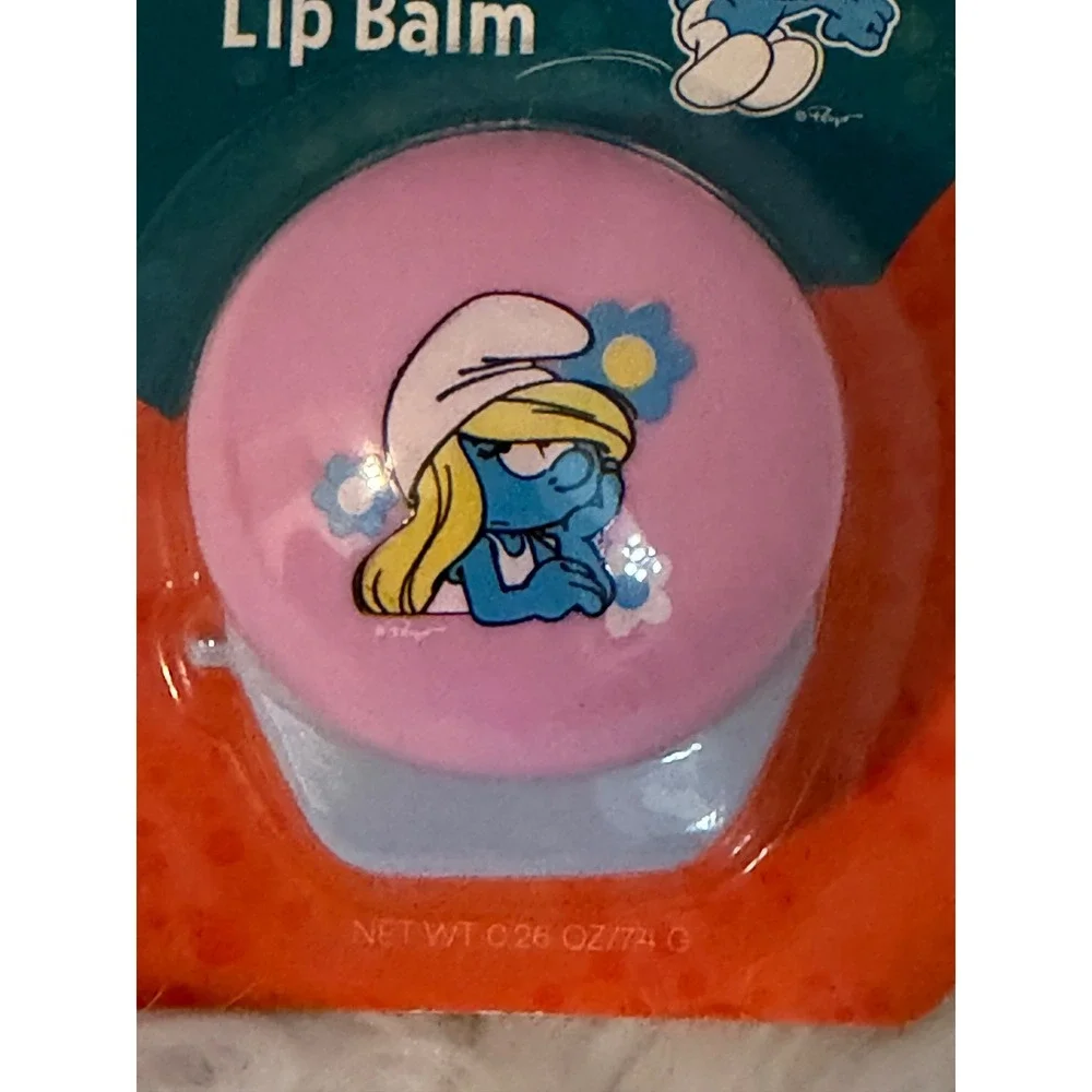 The Smurfs Smurfette Lip Balm Pink Flip Top Container 0.26oz Best Brands 2026